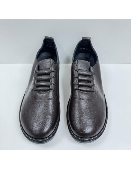 ZAPATO FLOJITO ELASTICOS MARRON