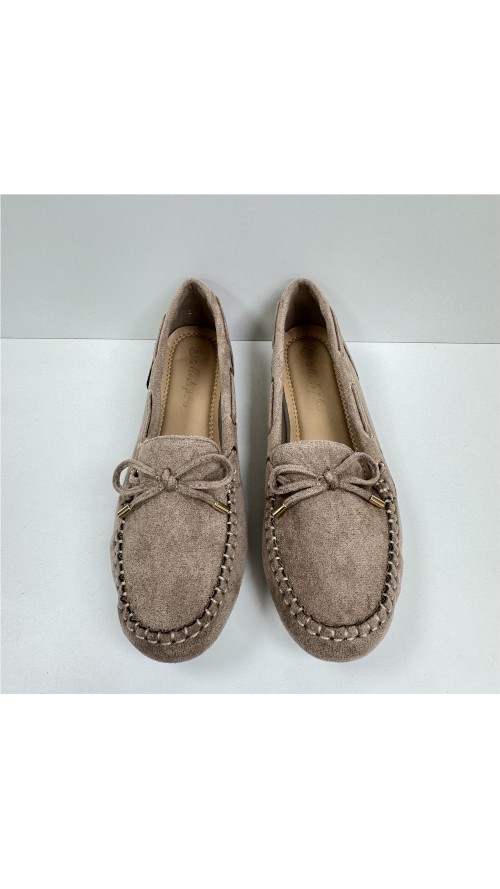 MOCASIN SERRAJE LAZO BEIG
