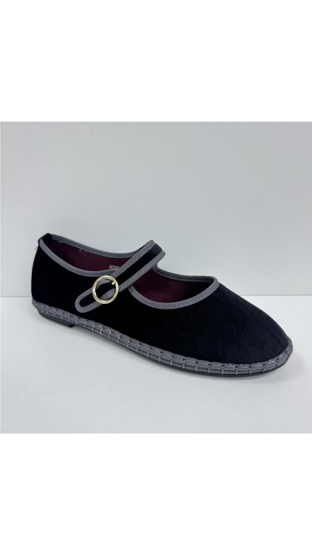 MANOLETINA TELA RIBETE NEGRO 1