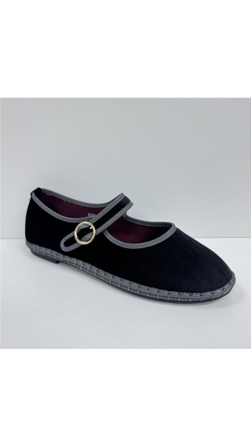 MANOLETINA TELA RIBETE NEGRO 1