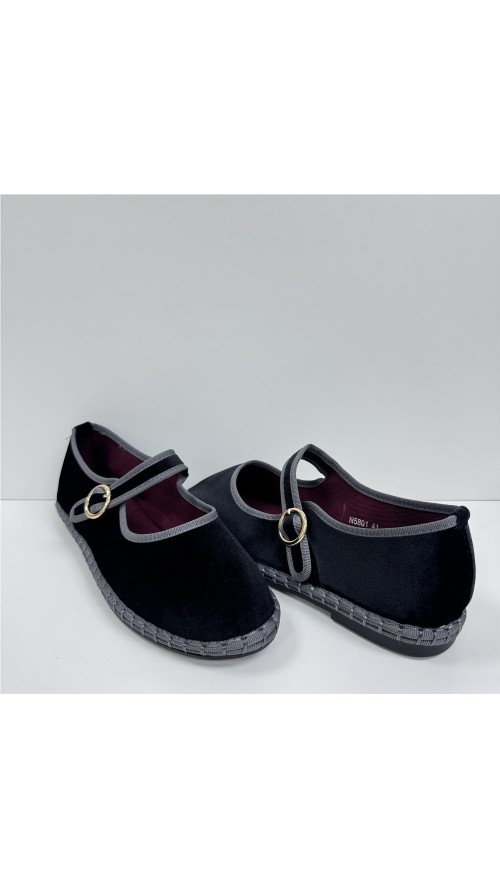 MANOLETINA TELA RIBETE NEGRO 1