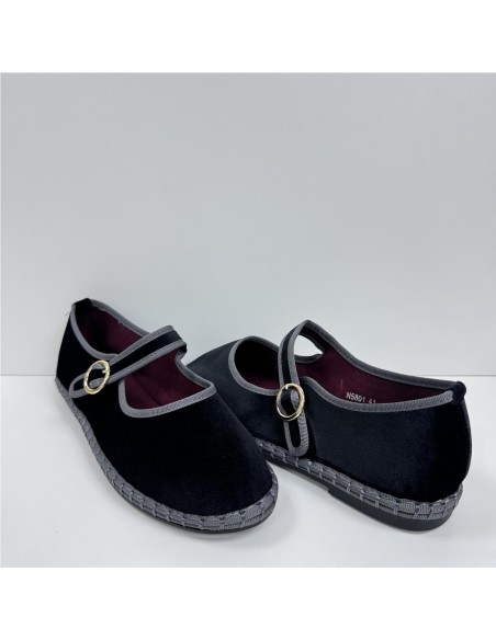 MANOLETINA TELA RIBETE NEGRO 1