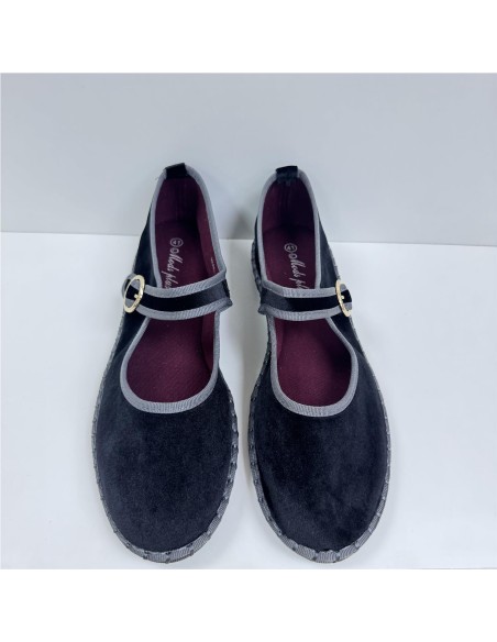 MANOLETINA TELA RIBETE NEGRO 1