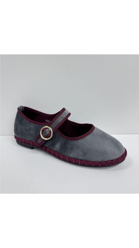 MANOLETINA TELA RIBETE GRIS