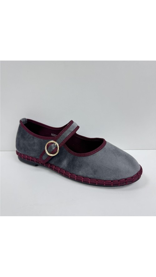 MANOLETINA TELA RIBETE GRIS