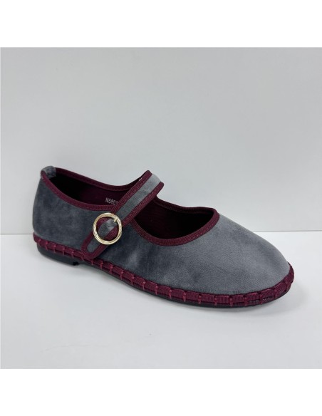 MANOLETINA TELA RIBETE GRIS