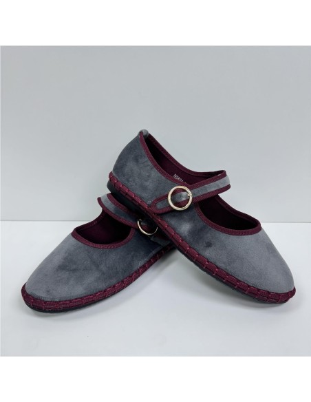 MANOLETINA TELA RIBETE GRIS