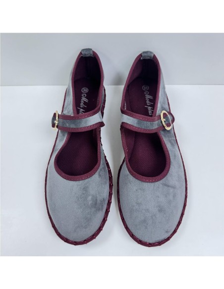 MANOLETINA TELA RIBETE GRIS