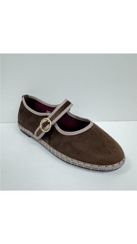 MANOLETINA TELA RIBETE MARRON