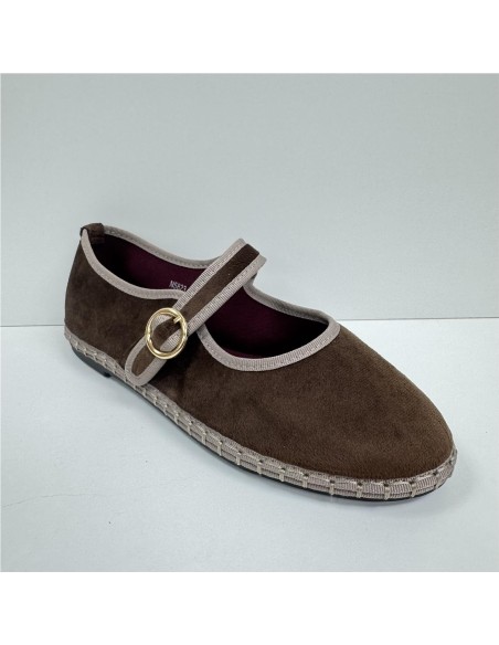 MANOLETINA TELA RIBETE MARRON
