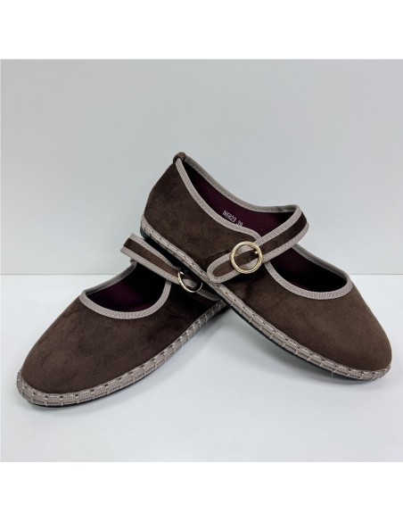 MANOLETINA TELA RIBETE MARRON