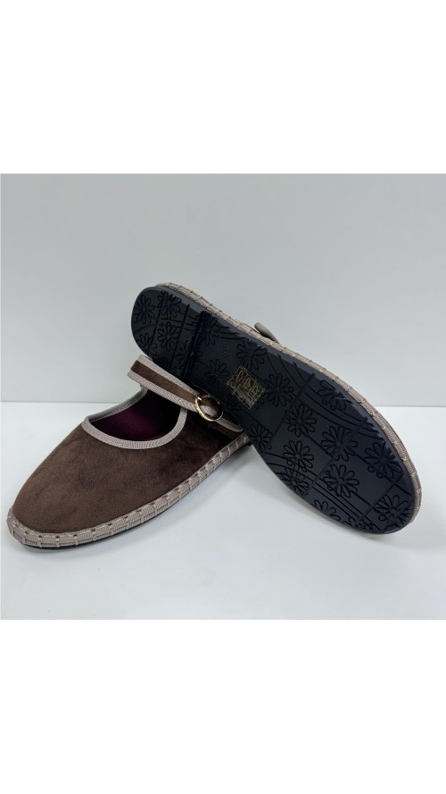 MANOLETINA TELA RIBETE MARRON