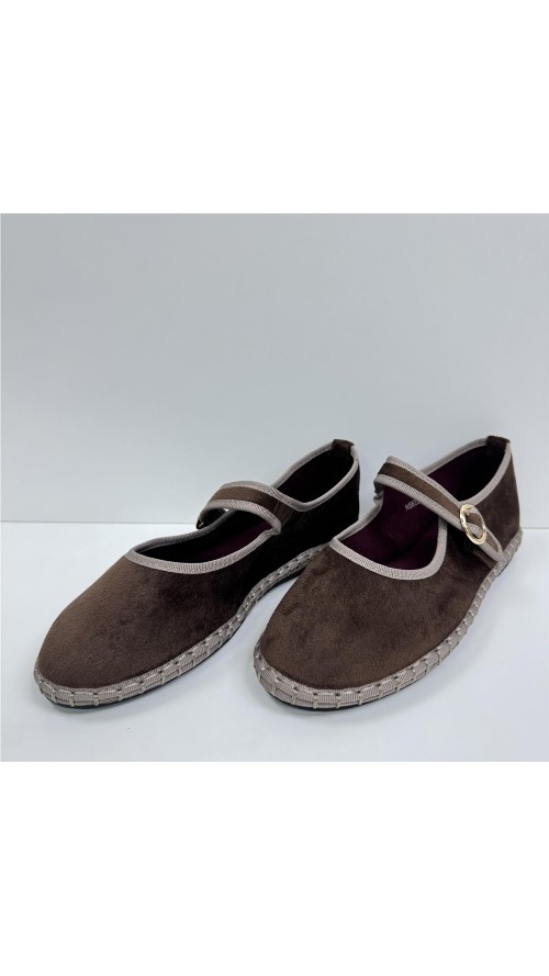 MANOLETINA TELA RIBETE MARRON