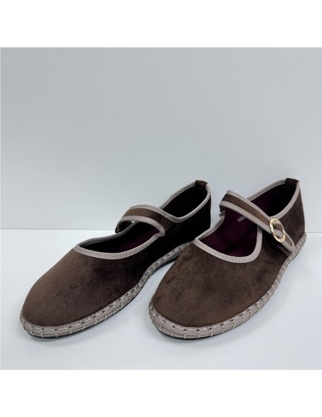 MANOLETINA TELA RIBETE MARRON