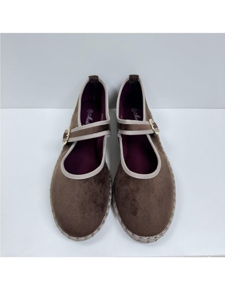 MANOLETINA TELA RIBETE MARRON