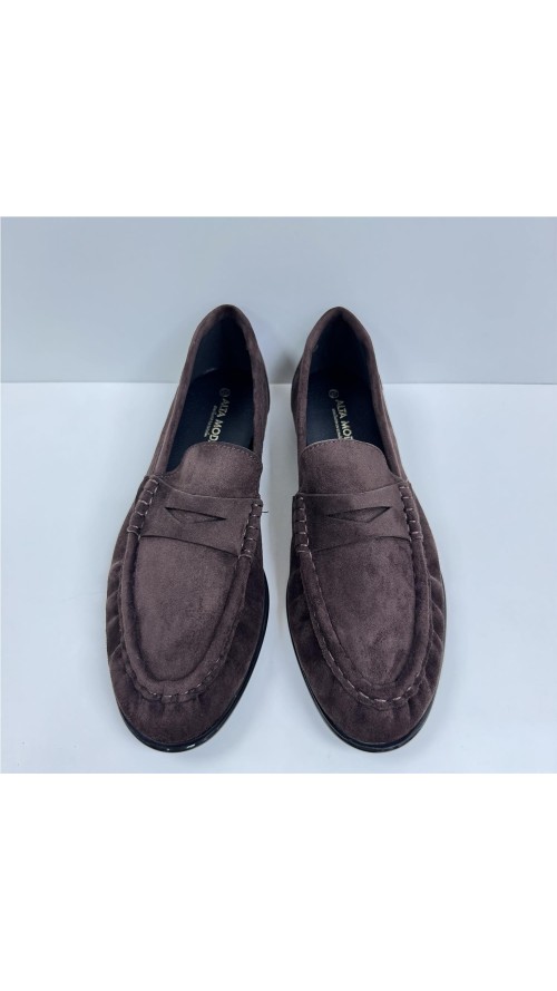 MOCASIN ANTIFAZ MARRON