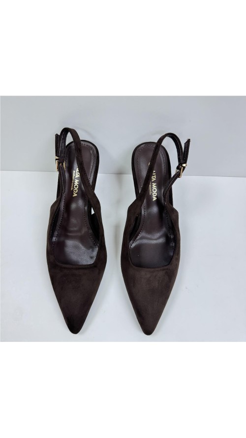 SALON DESTALONADO, TACON FINO MARRON