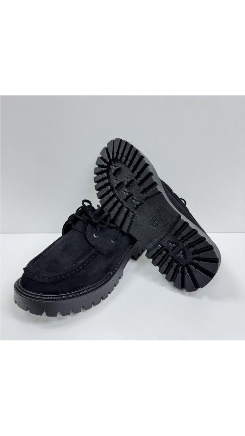 BLUCHER SERRAJE NEGRO