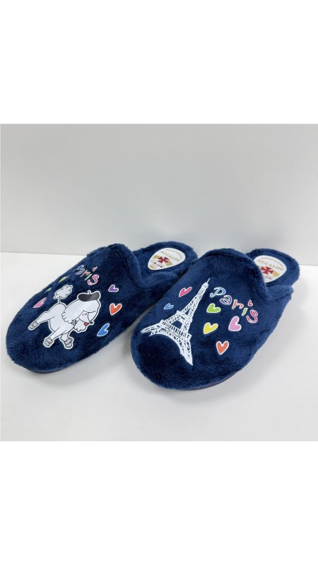 ZAPATILLA PARIS COMBINADA MARINO 2