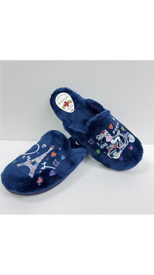 ZAPATILLA MOTO PARIS MARINO