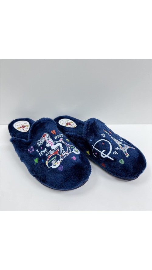ZAPATILLA MOTO PARIS MARINO