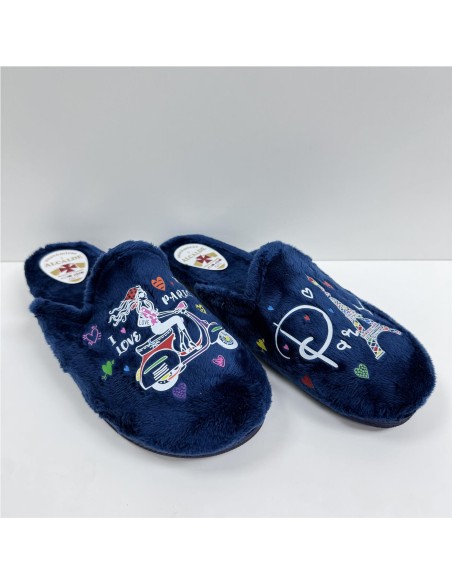 ZAPATILLA MOTO PARIS MARINO