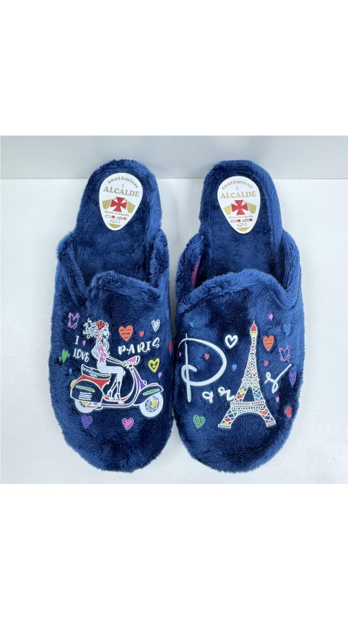 ZAPATILLA MOTO PARIS MARINO