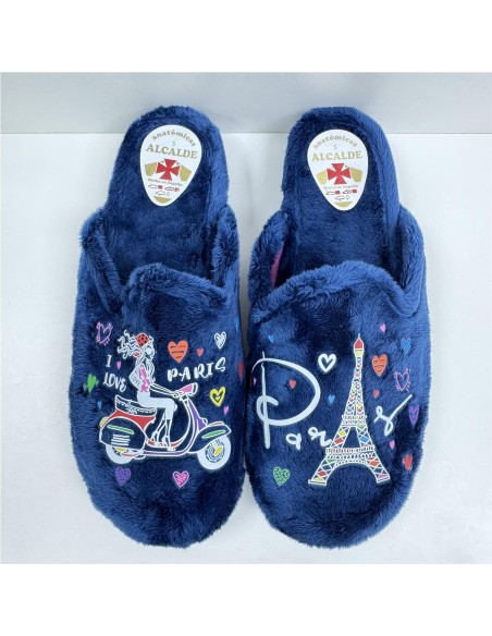 ZAPATILLA MOTO PARIS MARINO