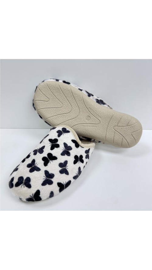 ZAPATILLA SUBLIMACION MARIPOSA BEIG