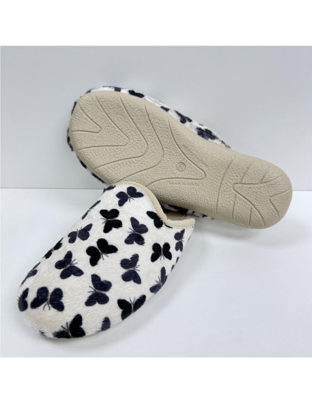 ZAPATILLA SUBLIMACION MARIPOSA BEIG