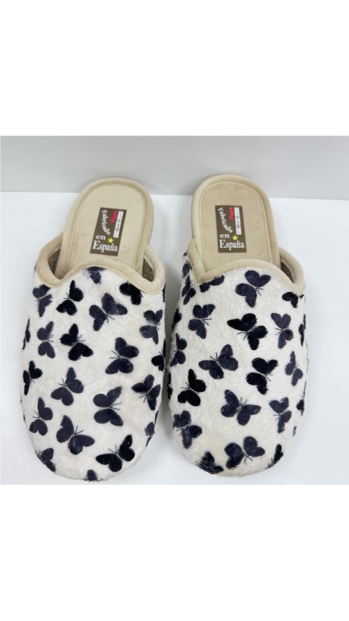 ZAPATILLA SUBLIMACION MARIPOSA BEIG
