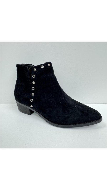BOTIN SERRAJE APERTURA LATERAL NEGRO