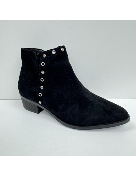 BOTIN SERRAJE APERTURA LATERAL NEGRO