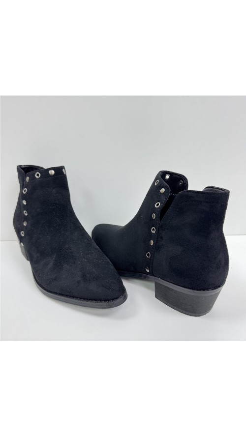 BOTIN SERRAJE APERTURA LATERAL NEGRO