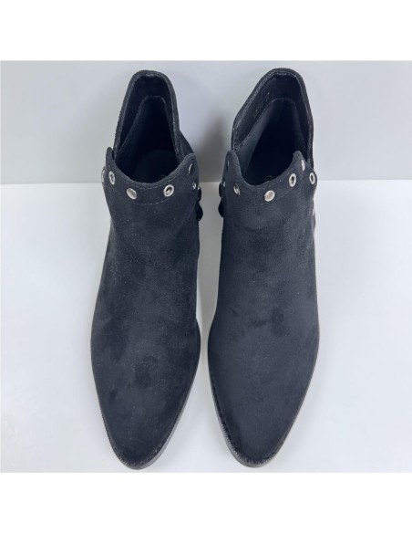 BOTIN SERRAJE APERTURA LATERAL NEGRO