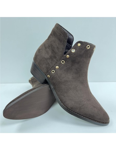 BOTIN SERRAJE APERTURA LATERAL MARRON