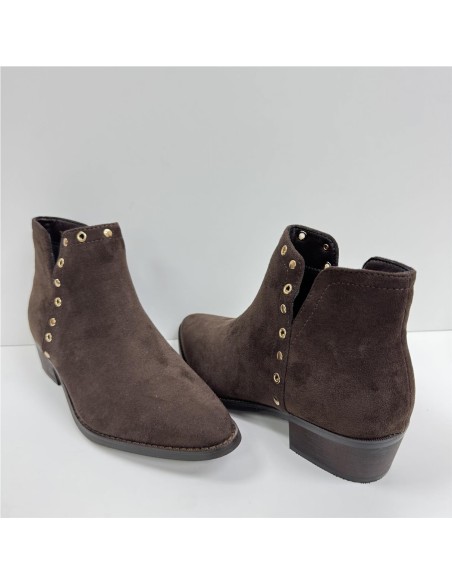 BOTIN SERRAJE APERTURA LATERAL MARRON