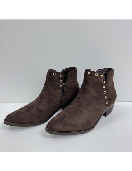 BOTIN SERRAJE APERTURA LATERAL MARRON