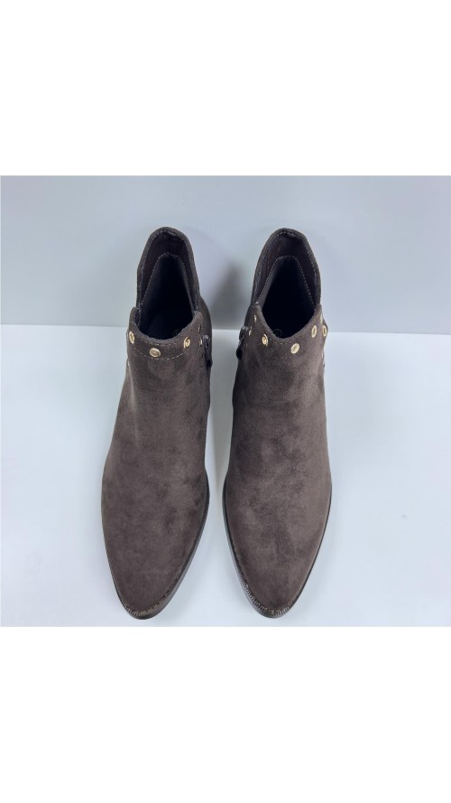BOTIN SERRAJE APERTURA LATERAL MARRON