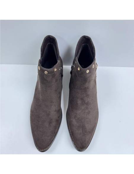 BOTIN SERRAJE APERTURA LATERAL MARRON