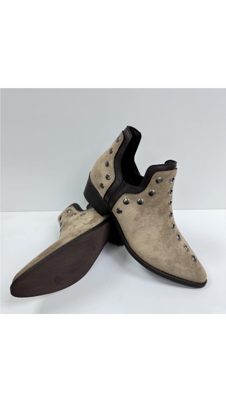BOTIN TACHUELAS TAUPE 2