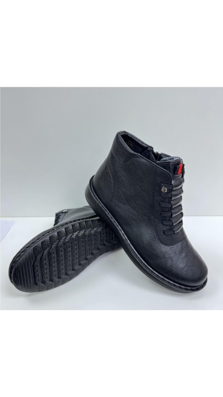 BOTA FLEXIBLE CON CREMALLERA NEGRO 2