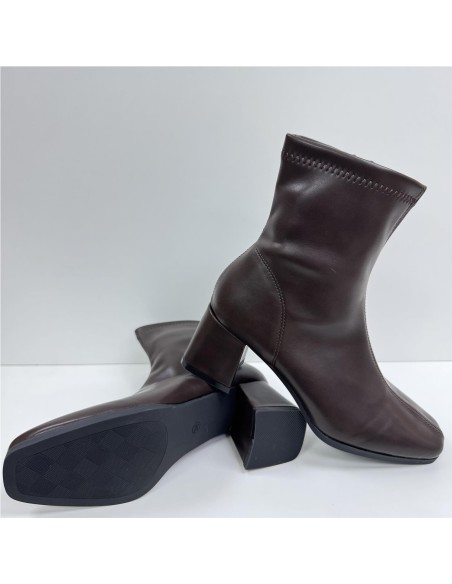 BOTA ELASTICA POLIPIEL MARRON