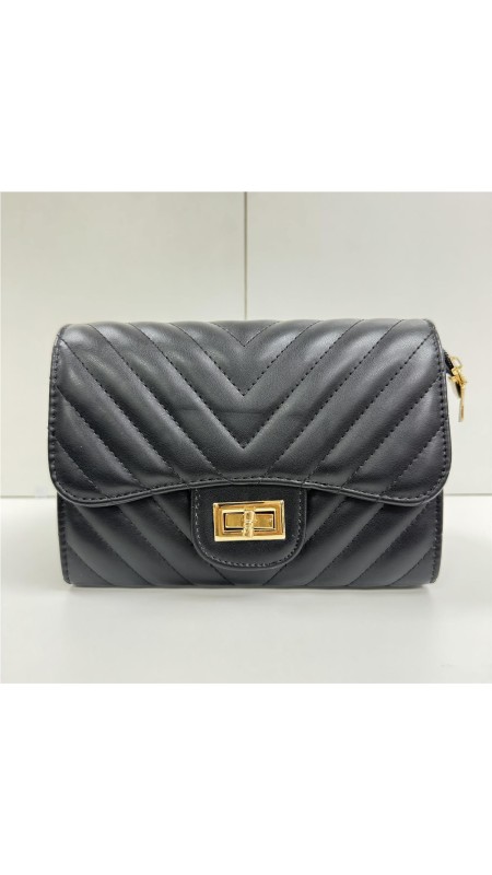 BOLSO NAPA V NEGRO