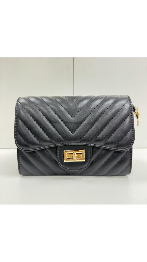 BOLSO NAPA V NEGRO