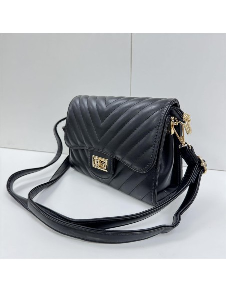 BOLSO NAPA V NEGRO