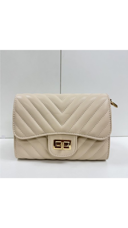 BOLSO NAPA V BEIG