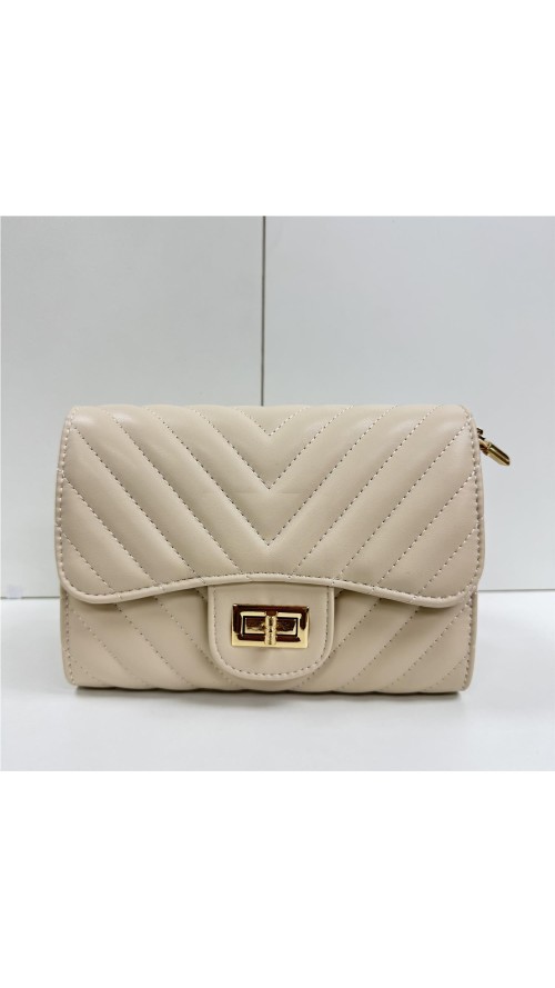 BOLSO NAPA V BEIG