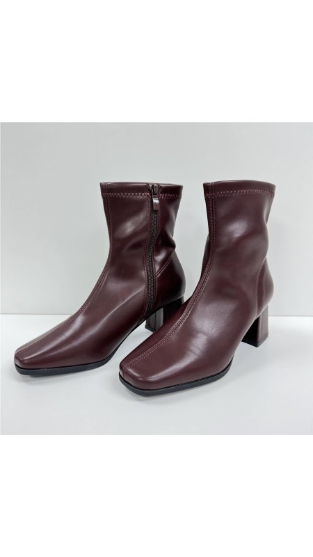 BOTA ELASTICA POLIPIEL BURDEOS 2