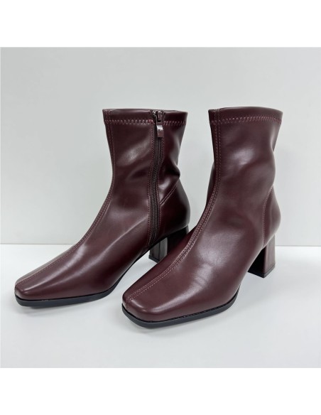 BOTA ELASTICA POLIPIEL BURDEOS